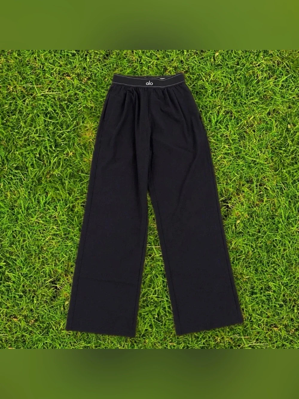 ALO Yoga Black Wide-Leg Leggings